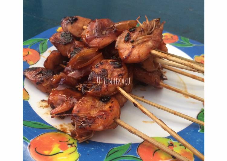 Cara Gampang Membuat 23. Udang Bakar Madu dengan Teflon yang Menggugah Selera