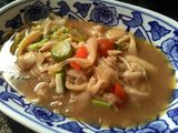 Tumis jamur tiram kuah pedas manis
