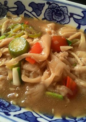 Foto resep Tumis jamur tiram kuah pedas manis