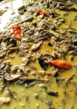 Foto resep Jantung pisang masak santan kuning