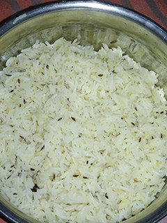 A picture of Jeera Rice.