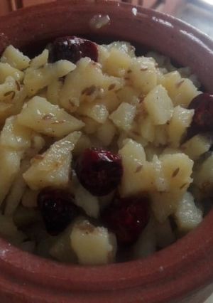A picture of Aloo ki bhujjia.