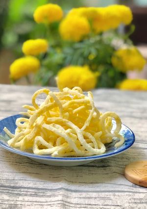 Hình của món Mứt Dừa Non Vị Chanh Dây.