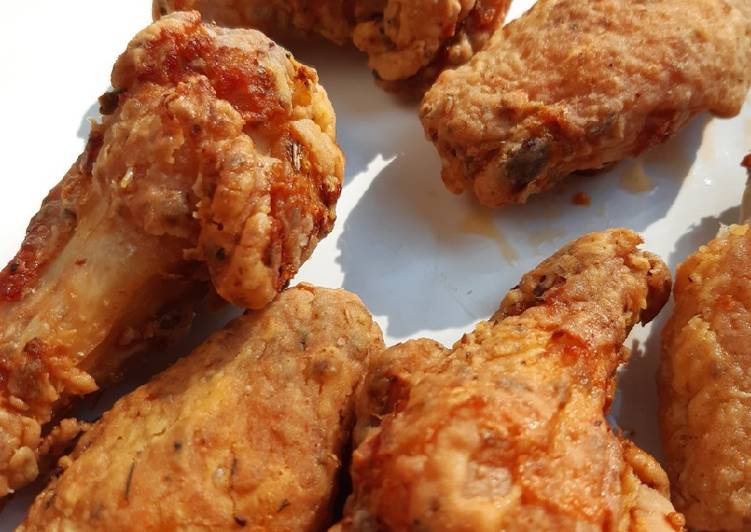 Chicken wing crispy airfryer