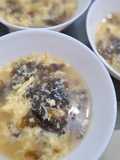 Sup rumput laut telur (Seaweed Egg Soup)