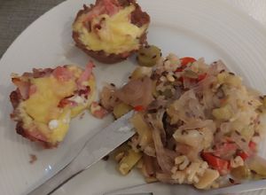 Una foto de Burger bites keto