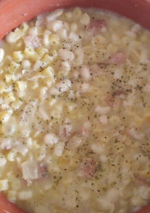 Foto di Pasta e fagioli contadina