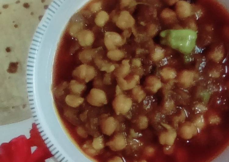 Steps to Prepare Chole ka salan in 12 Minutes at Home