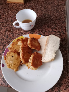 Una foto de Tortitas de pollo asado