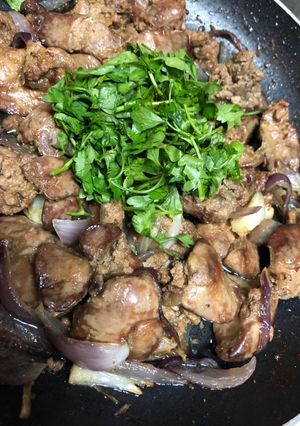 صورة لوصفة كبده دجاج 🐓