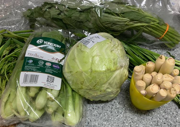 Langkah Mudah untuk Menyiapkan Tips simpan daun sup, sayur-sayuran dan serai supaya tahan lama Anti Gagal