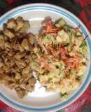 Filete de pescado sazonado