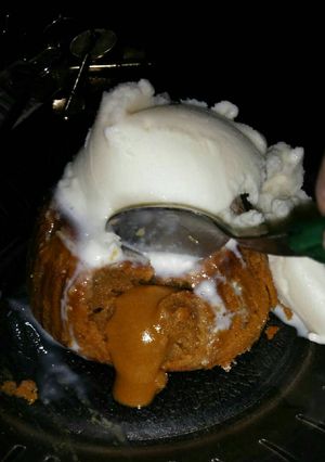 Una foto de Volcán de dulce de leche
