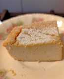 Tortita saludable de ricota, manzana y yogur, sin harina