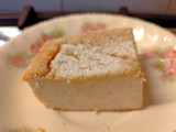 Tortita saludable de ricota, manzana y yogur, sin harina