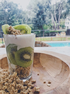 Una foto de Yogur de kiwi