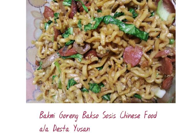 Bakmi Goreng Bakso Sosis Chinese Food