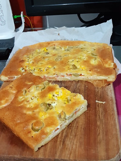 Una foto de Torta napolitana con masa licuada