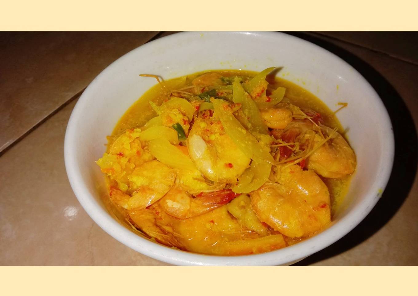 Udang masak acar kuning segar by moms keen ❤️