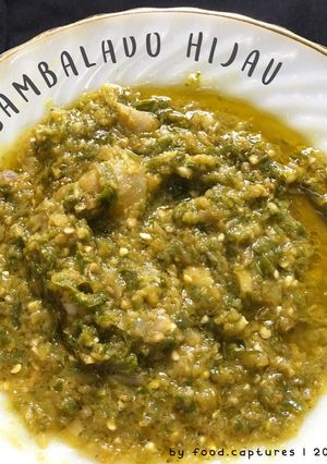 Foto resep Sambalado Hijau Khas Padang
