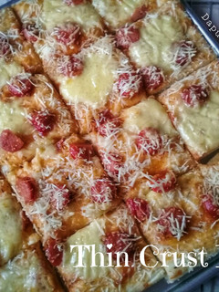 Foto resep Thin Crust Pizza