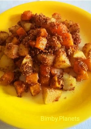 Foto di Patate e zucca gratinate in forno
