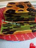 Lapis legit prun with perisa pandan