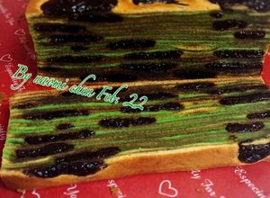 Foto resep Lapis legit prun with perisa pandan