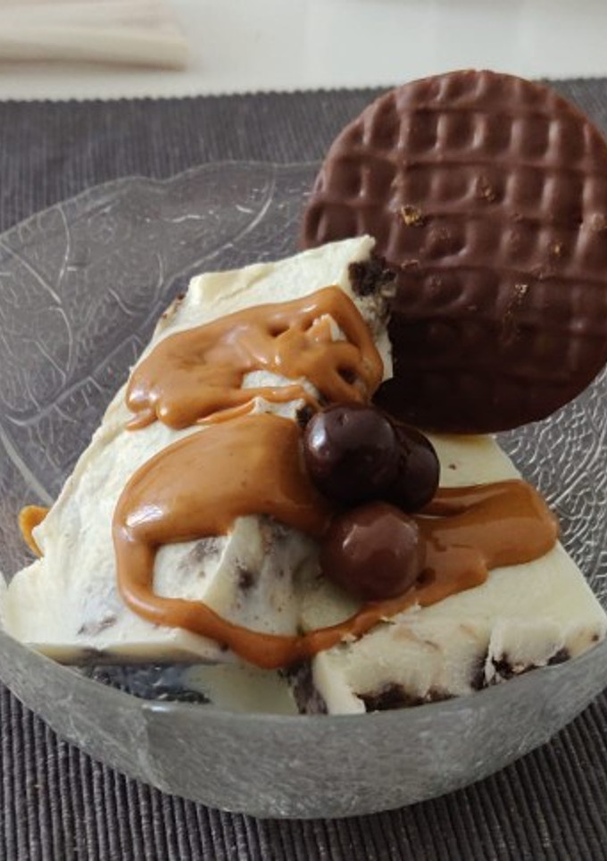 Una foto de Helado de oreo