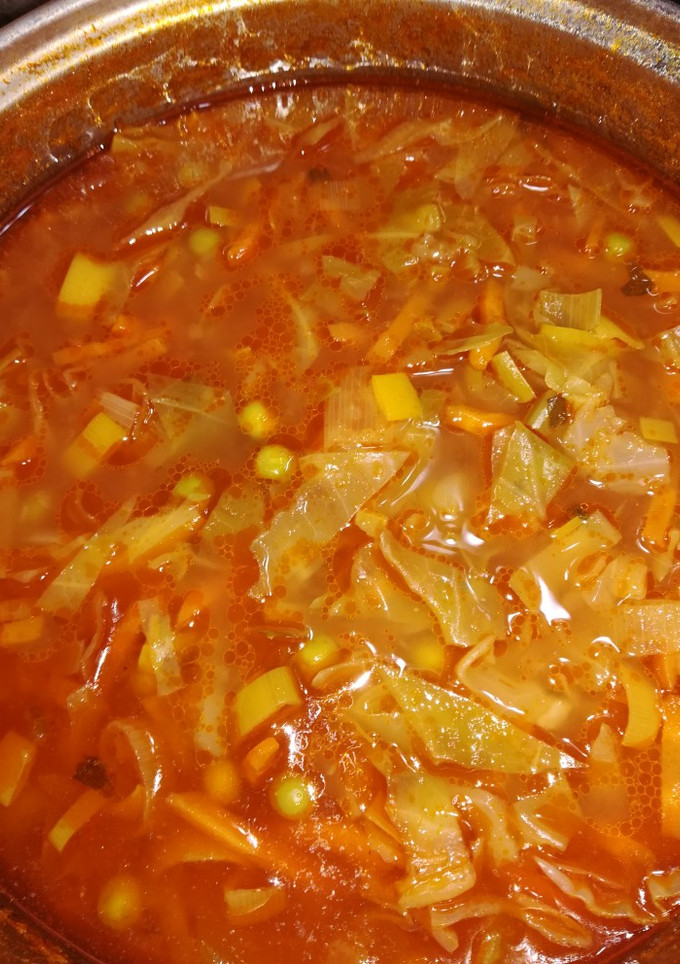 Una foto de Sopa en juliana