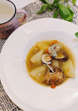 南洋香茅青木瓜排骨湯 的食譜成品照片