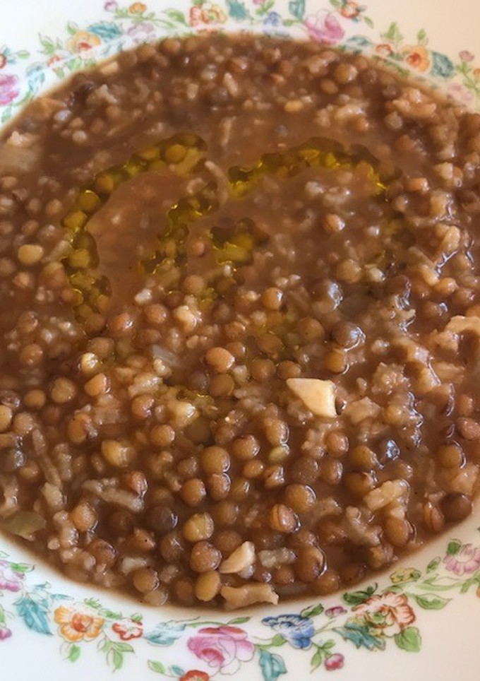 Una foto de Lentejas turcas con arroz