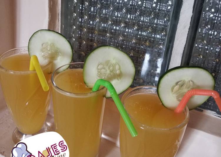 Recipe of Homemade Carrot, cucumber pineapple drink