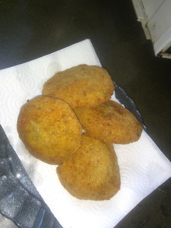 Una foto de Milanesa de zapallito verde