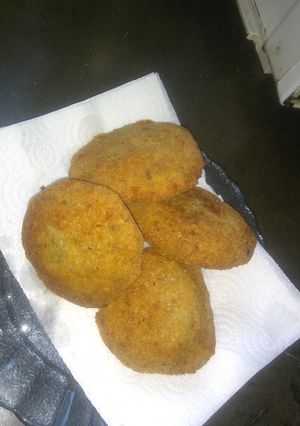 Una foto de Milanesa de zapallito verde