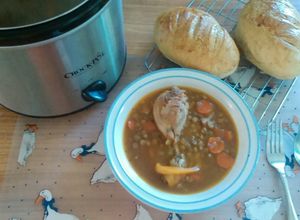 Una foto de Pollo Bantú (Olla de cocción lenta-CrockPot-SlowCooker)