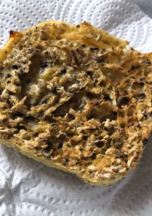 Una foto de Tostadas de pan de avena súper rápidas