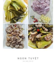 dưa cải lòng heo