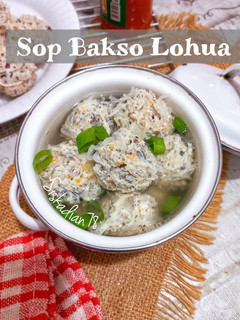 Foto resep Sop Bakso Lohua / Bakso Rambutan