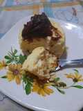 Flan individual de huevo al microondas en 4´