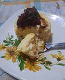 Flan individual de huevo al microondas en 4´