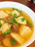 Canh Khoai Môn Nấu Nấm Rơm