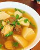 Canh Khoai Môn Nấu Nấm Rơm