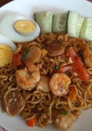 Foto resep Bakmie udang