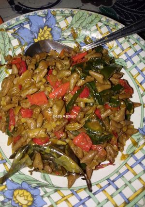 Foto resep Resep usus ayam tumis pedas manis