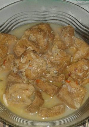 Foto resep Sayur tahu rebon simple