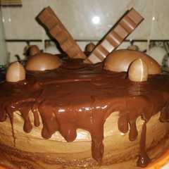 Una foto de Pastel de chocolate
