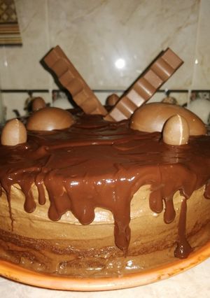 Una foto de Pastel de chocolate
