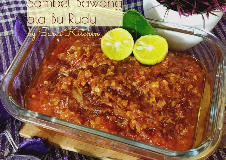 Resep Sambal Bawang Bu Rudy - Pre Order Sambal Bu Rudy ...