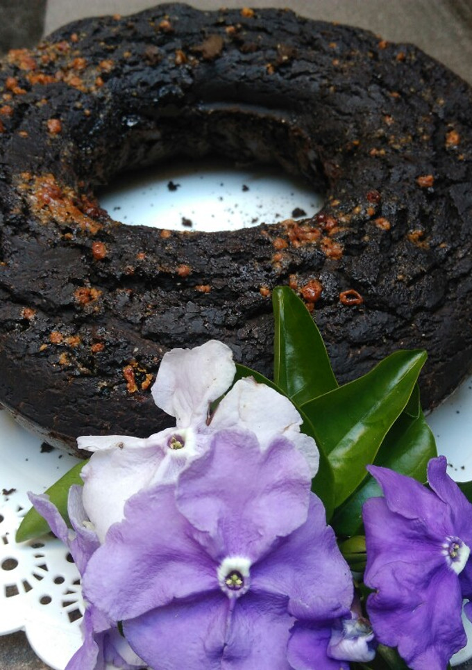 Una foto de Budín integral de algarroba y banana 🍌